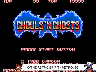 Game screenshot of Ghouls 'n Ghosts