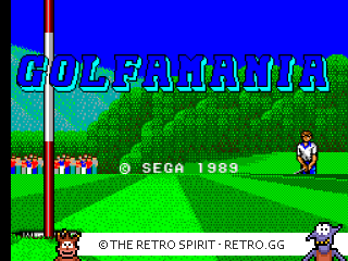 Game screenshot of Golfamania