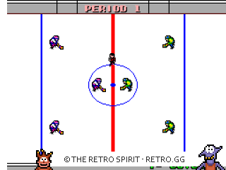 Game screenshot of Great Ice Hockey