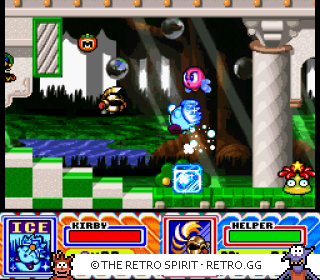 Game screenshot of Kirby Super Star