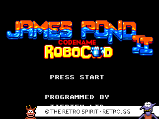 Game screenshot of James Pond 2: Codename RoboCod