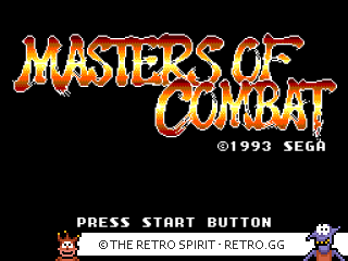 Game screenshot of Masters of Combat