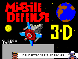 Game screenshot of Missile Defense 3-D