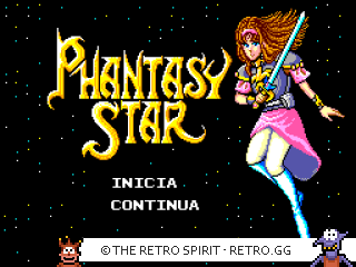 Game screenshot of Phantasy Star