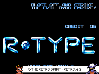 Game screenshot of R-Type
