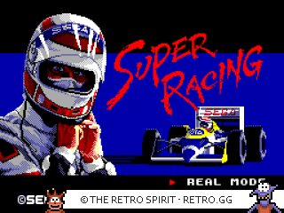 Game screenshot of Super Racing