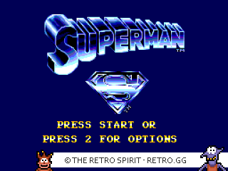 Game screenshot of Superman: The Man of Steel