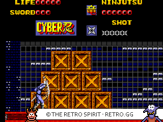 Game screenshot of The Cyber Shinobi