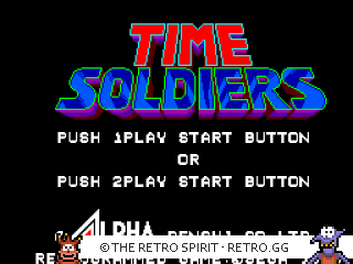 Game screenshot of Time Soldiers