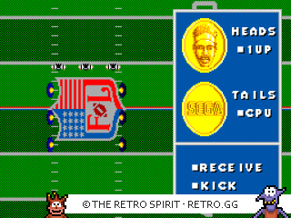 Game screenshot of Walter Payton Football
