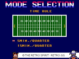 Game screenshot of Walter Payton Football