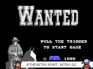 Game screenshot of Wanted!