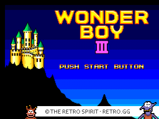 Game screenshot of Wonder Boy III: The Dragon's Trap