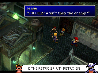 Game screenshot of Final Fantasy VII