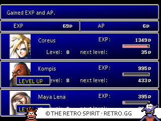 Game screenshot of Final Fantasy VII