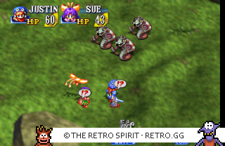 Game screenshot of Grandia