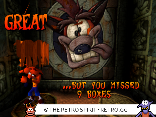 Game screenshot of Crash Bandicoot