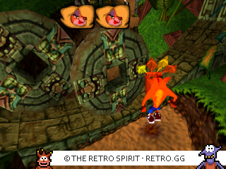 Game screenshot of Crash Bandicoot