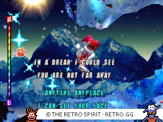 Game screenshot of Christmas NiGHTS into Dreams