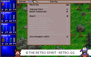 Game screenshot of Darklands