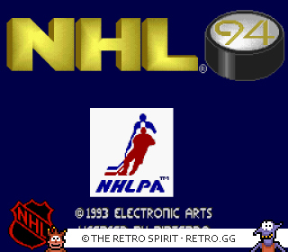 Game screenshot of NHL '94