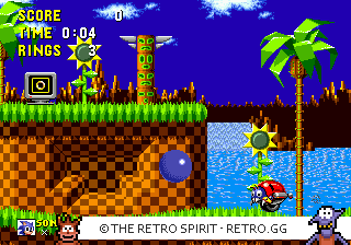 Game screenshot of Sonic the Hedgehog