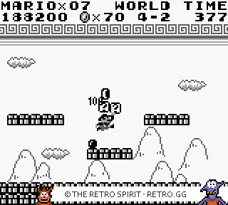 Game screenshot of Super Mario Land