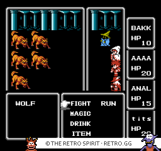 Game screenshot of Final Fantasy