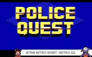 Game screenshot of Police Quest - In Pursuit of the Death Angel