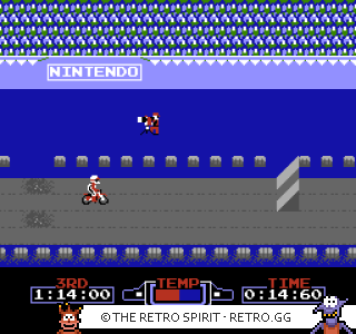 Game screenshot of Excitebike