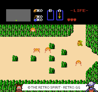 Game screenshot of The Legend of Zelda