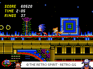 Game screenshot of Sonic the Hedgehog 2