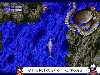Game screenshot of Ecco the Dolphin