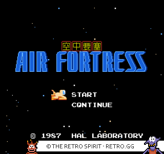 Game screenshot of Air Fortress
