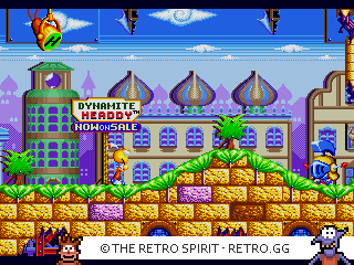 Game screenshot of Dynamite Headdy