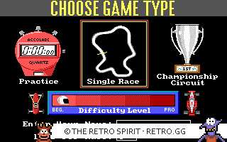 Game screenshot of Grand Prix Circuit