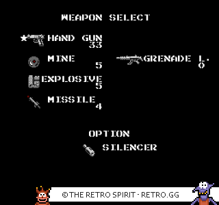 Game screenshot of Metal Gear