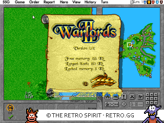 Game screenshot of Warlords 2