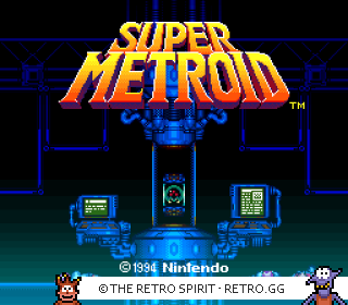 Game screenshot of Super Metroid