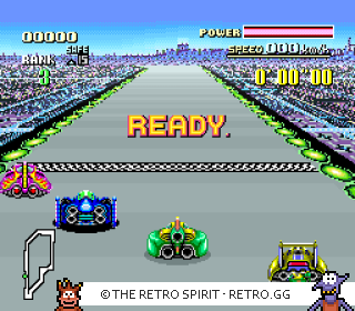 Game screenshot of F-Zero