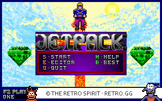 Game screenshot of Jetpack