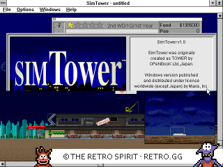 Game screenshot of SimTower: The Vertical Empire