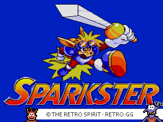 Game screenshot of Sparkster