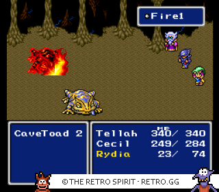 Game screenshot of Final Fantasy IV