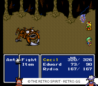 Game screenshot of Final Fantasy IV