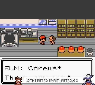 Game screenshot of Pokémon Silver Version