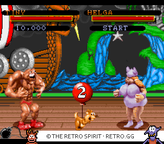 Game screenshot of Clay Fighter