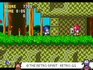 Game screenshot of Sonic & Knuckles