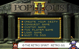Game screenshot of Populous II: Trials of the Olympian Gods