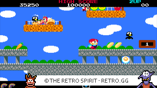 Game screenshot of Rainbow Islands